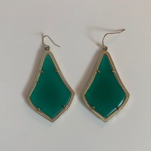 Kendra Scott Alexandra Earrings Green
